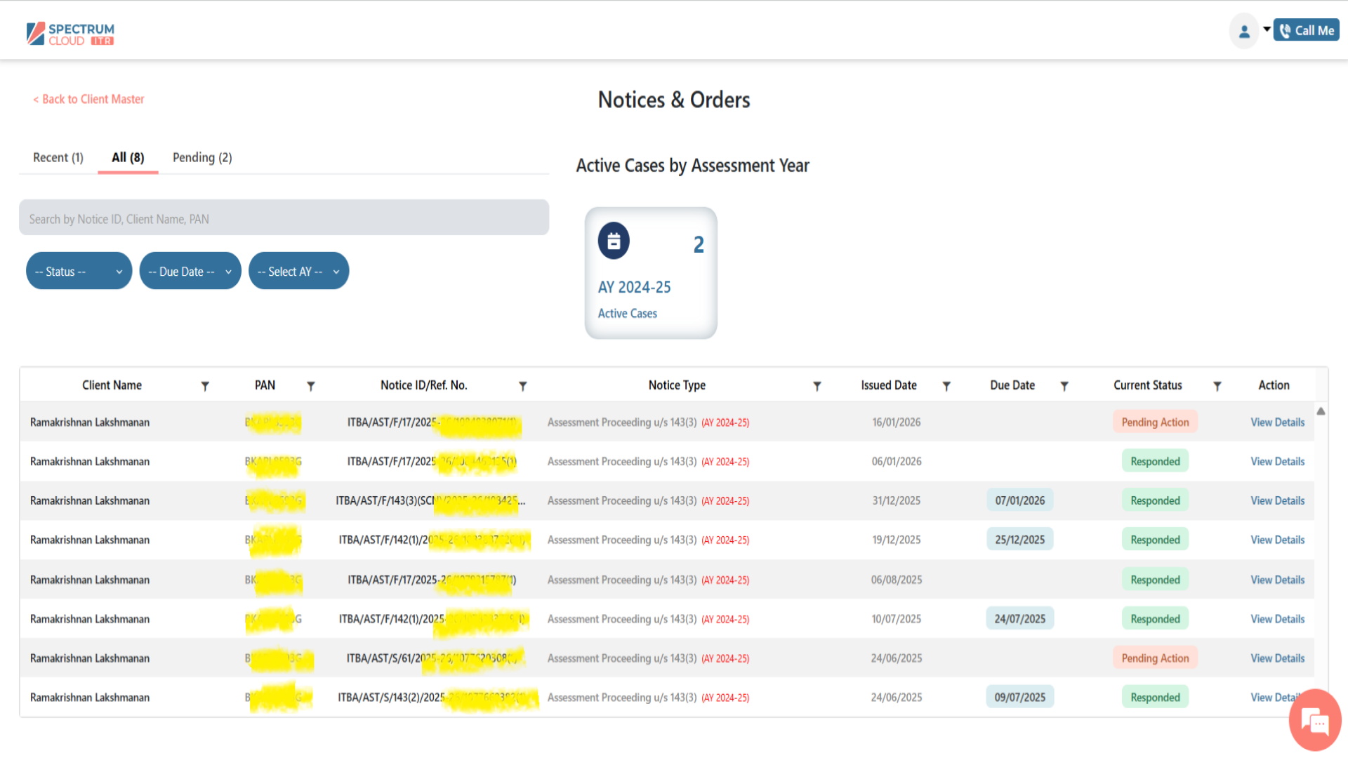 Income Tax Notice Managment