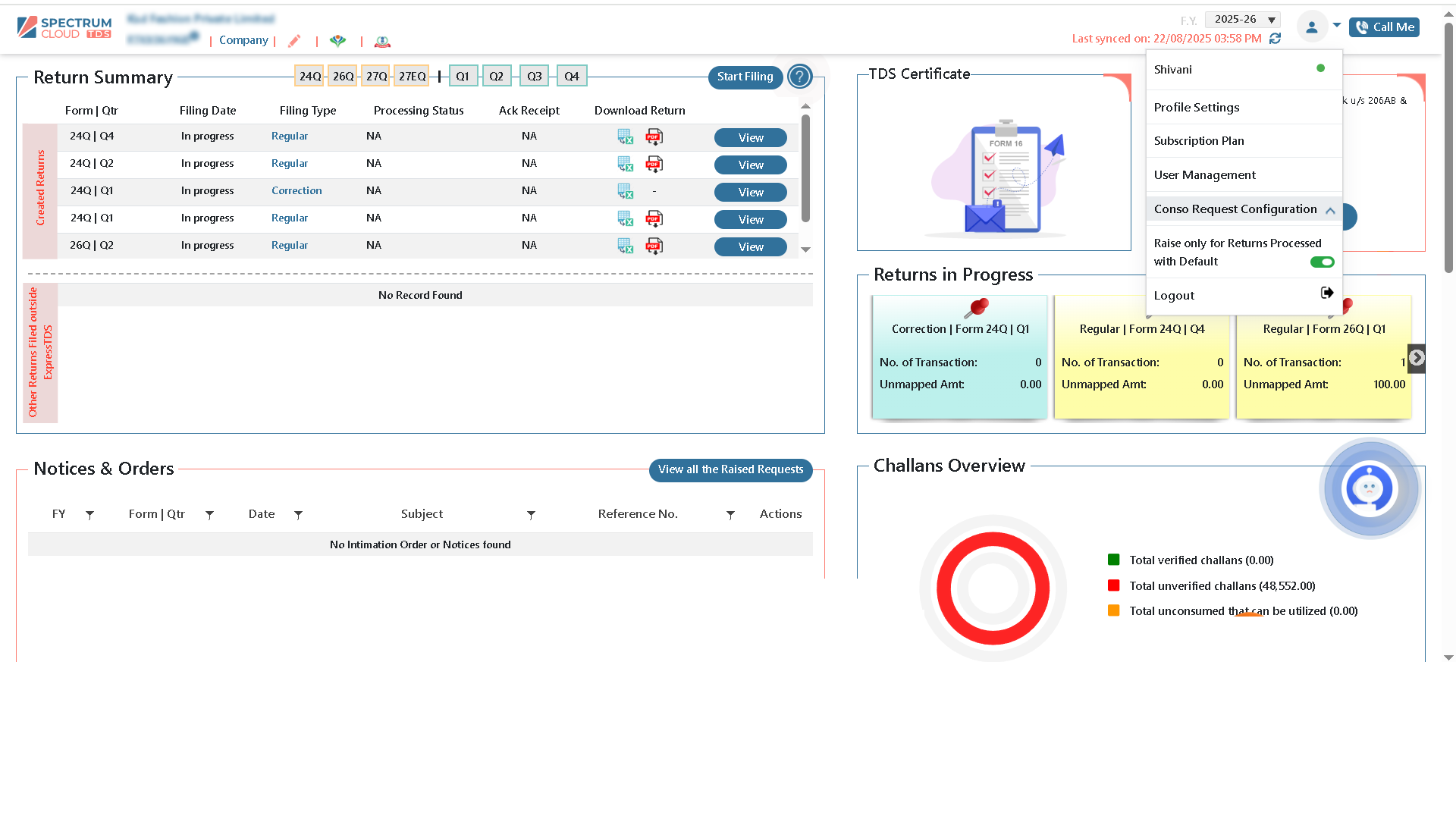 One-Click Auto Requests