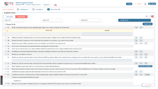 Capital gains computation reports